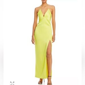 Alice + Olivia Vibrant Yellow Maxi Dress